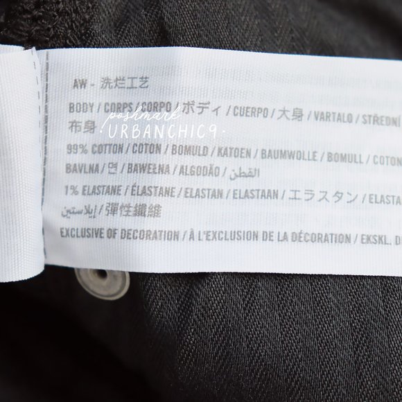 NWT ABERCROMBIE Curve Love 90s High Rise Straight Jean Gray Side Slit size 27 - Picture 13 of 14